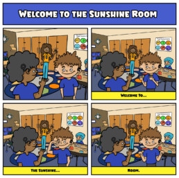 Welcome to the Sunshine Room comic strip